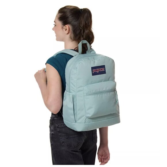 JanSport Cross Town Plus 17” Backpack w/ Laptop Sleeve – Faded Sage main image 8